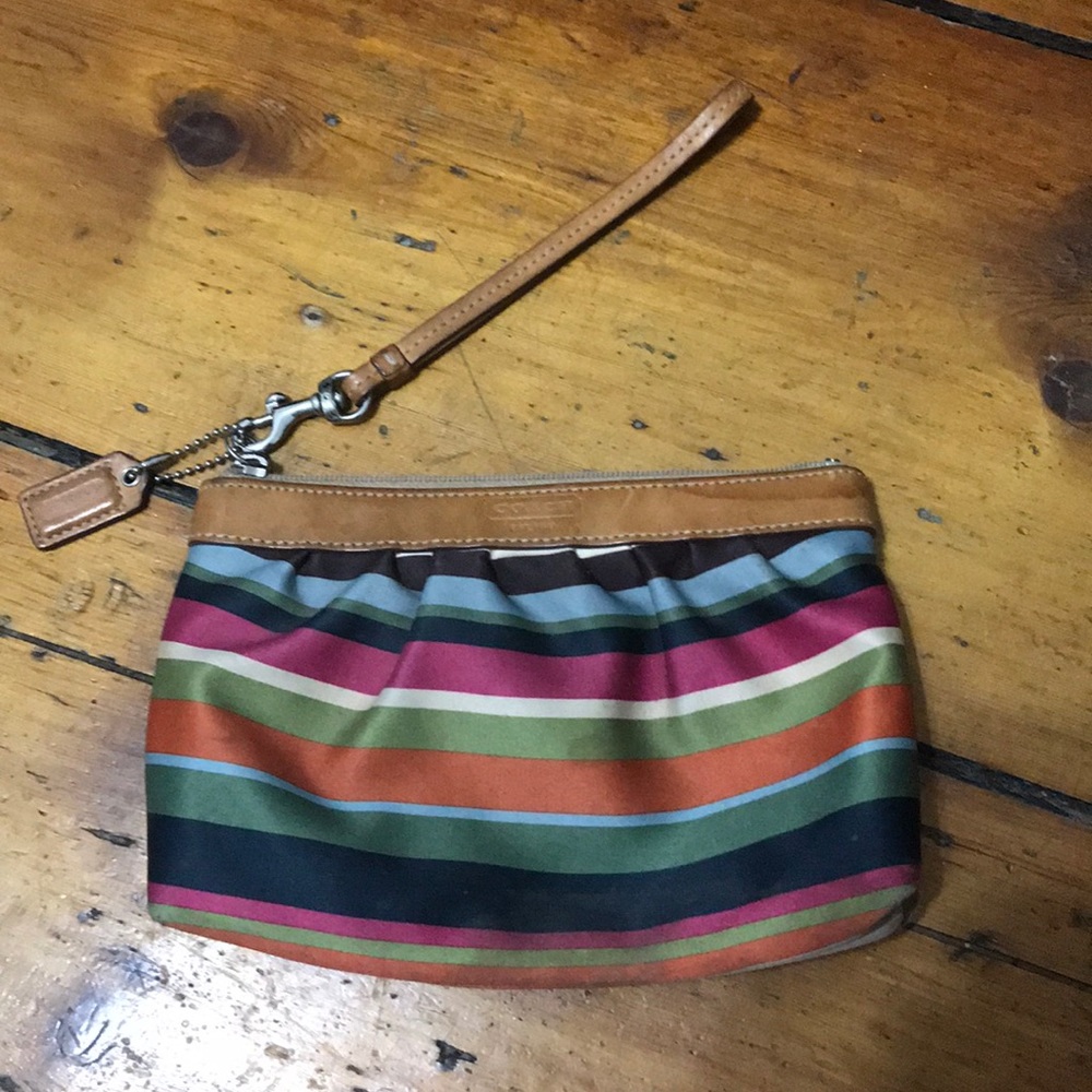 Authentic coach wristlet